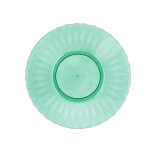Plato Llano Quid Iris Verde Plástico Ø 19 cm (12 Unidades)
