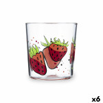 Vaso de agua Luminarc Fresas Multicolor Vidrio Fresas 360 ml (6 Unidades)