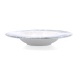 Plato para Pasta Bidasoa Polaris Hydrozero Beige Cerámica Ø 30 cm (6 Unidades)
