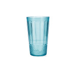 Vaso de agua Quid Gaia Turquesa Plástico 600 ml (12 Unidades)