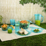 Vaso de agua Quid Gaia Turquesa Plástico 600 ml (12 Unidades)