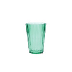 Vaso de agua Quid Iris Verde Plástico 400 ml (12 Unidades)