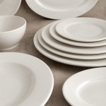 Plato para Pasta Bidasoa Serenity Hydrozero Blanco Cerámica Ø 30 cm (6 Unidades)