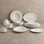 Plato para Pasta Bidasoa Serenity Hydrozero Blanco Cerámica Ø 30 cm (6 Unidades)