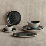 Bandeja de Aperitivos Bidasoa Elite Marrón 25 X 12,5 CM (6 Unidades)