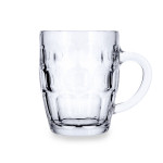 Jarra de Cerveza Quid Espuma Transparente Vidrio 560 ml (6 Unidades)