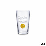 Vaso Luminarc Frases 90 Transparente Vidrio 500 ml (24 Unidades)