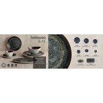 Plato Bidasoa Elite Marrón Cerámica Ø 16 cm Pan (6 Unidades)