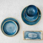 Bandeja de Aperitivos Bidasoa Aura Blanco 25 x 12 cm (6 Unidades)