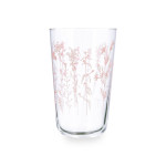 Vaso de agua Quid Velvet Rosa Vidrio 400 ml (12 Unidades)