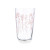 Vaso de agua Quid Velvet Rosa Vidrio 400 ml (12 Unidades)