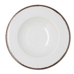 Plato para Pasta Bidasoa Orion Hydrozero Blanco Cerámica Ø 30 cm (6 Unidades)