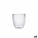 Vaso Quid Serenia Transparente Vidrio 200 ml Capuccino (6 Unidades)