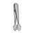 Pinzas para Hielo Kinvara 54396 54396 Plateado Acero Inoxidable 18,5 x 3,5 x 6 cm (12 Unidades)