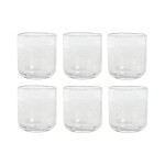 Set de Vasos Home ESPRIT Transparente Cristal 320 ml (6 Unidades)