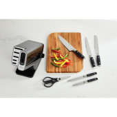 Set de Cuchillos NINJA K32006EU Negro Plateado Acero Inoxidable