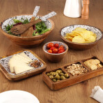 Set de Utensilios para Cocina Versa Glob Madera de mango 6 x 1 x 30 cm