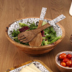 Set de Utensilios para Cocina Versa Glob Madera de mango 6 x 1 x 30 cm