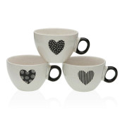 Taza de café y té Versa Nathalie Corazón