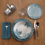 Vajilla Versa Aylen Azul Porcelana 18 Piezas
