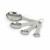 Set de Cucharas Medidoras Wooow Acero Inoxidable 4 Piezas (36 Unidades)