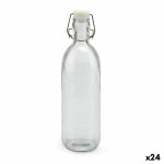 Botella de Cristal La Mediterránea Vidrio 1 L (24 Unidades)