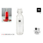 Botella de Cristal La Mediterránea Vidrio 1 L (24 Unidades)