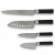 Set de Cuchillos Cecotec Santoku Negro Acero Inoxidable Fibra de carbono (4 pcs)