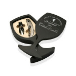 Set de Accesorios para Vino Versa Madera (4 x 22,5 x 11,5 cm) (2 pcs)