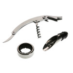 Set de Accesorios para Vino Versa Madera 4 x 30 x 10,5 cm