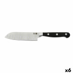 Cuchillo Santoku Quid Professional Inox Chef Black Negro Metal (13 cm) (Pack 10x)