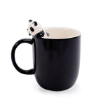 Taza Mug Versa Negro Oso Panda