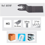 Hoja Sierra Oscilante 34X40Mm Qc5107