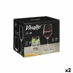 Set de Vaso y Copa Vivalto (8 Piezas) (2 Unidades)