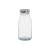 Botella de Cristal Vivalto Transparente Plateado PVC Metal Vidrio 250 ml (6 Unidades)