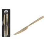 Cuchillo de Mesa Quttin LOUVRE Champagne 23,7 x 2 cm 2 Piezas (12 Unidades)