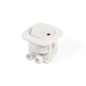 Interruptor Unipolar Dyal Blanco P/Embut On/Off. Fijacion Tornillo.