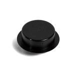 Rodillo Giratoria Rollen Soft D64-50 Negro  Aro D27Mm. Goma Blanda (Soft).