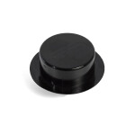 Rodillo Fijo Rollen Soft D54-40 Negro  Aro D27Mm. Goma Blanda (Soft).