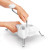 Rallador Metaltex Patas Blanco Acero Inoxidable (Ø 24 cm)