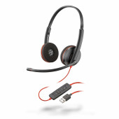 Auriculares Poly Blackwire C3220 Negro