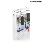 Sacacorchos Eléctrico Recargable con Accesorios para Vino Corklux InnovaGoods