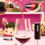 Sacacorchos Eléctrico Recargable con Accesorios para Vino Corklux InnovaGoods