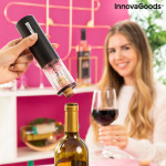 Sacacorchos Eléctrico Recargable con Accesorios para Vino Corklux InnovaGoods