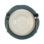 Salvamantel Versa Azul 35 x 1 x 35 cm Yute