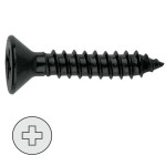 Tornillo 7982 Rosca Chapa Cabeza Plana 5,5-45 Negro (100 uds.)