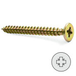Tornillo Rosca Madera Cabeza Plana Pozidriv 4-20 +++ (1000 uds.)
