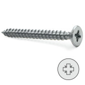 Tornillo Madera Cabeza Plana Pozidriv 3-20 +++ (1000 uds.)