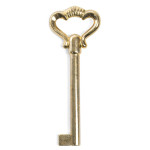 Llave Clasica Latonada L85Mm.