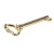 Llave Clasica Latonada L85Mm.